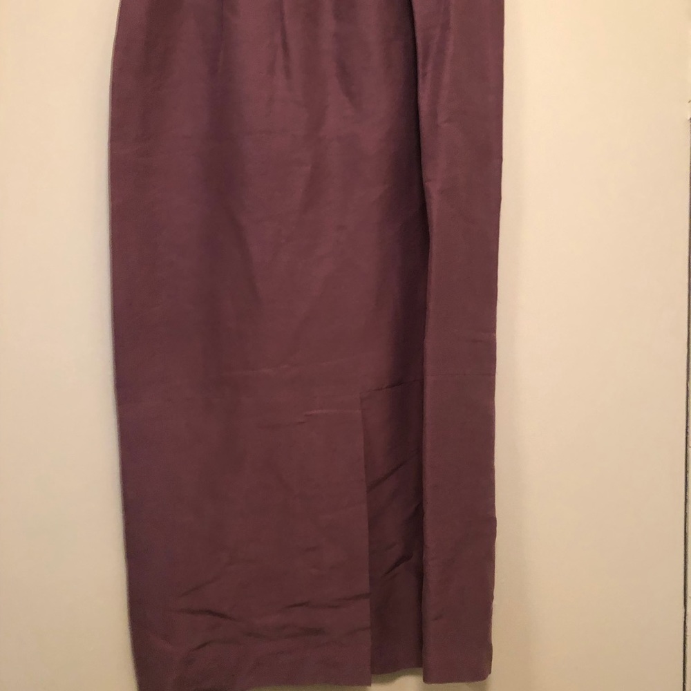 Eileen Fisher Silk Straight Skirt, Purple, PP, NWT